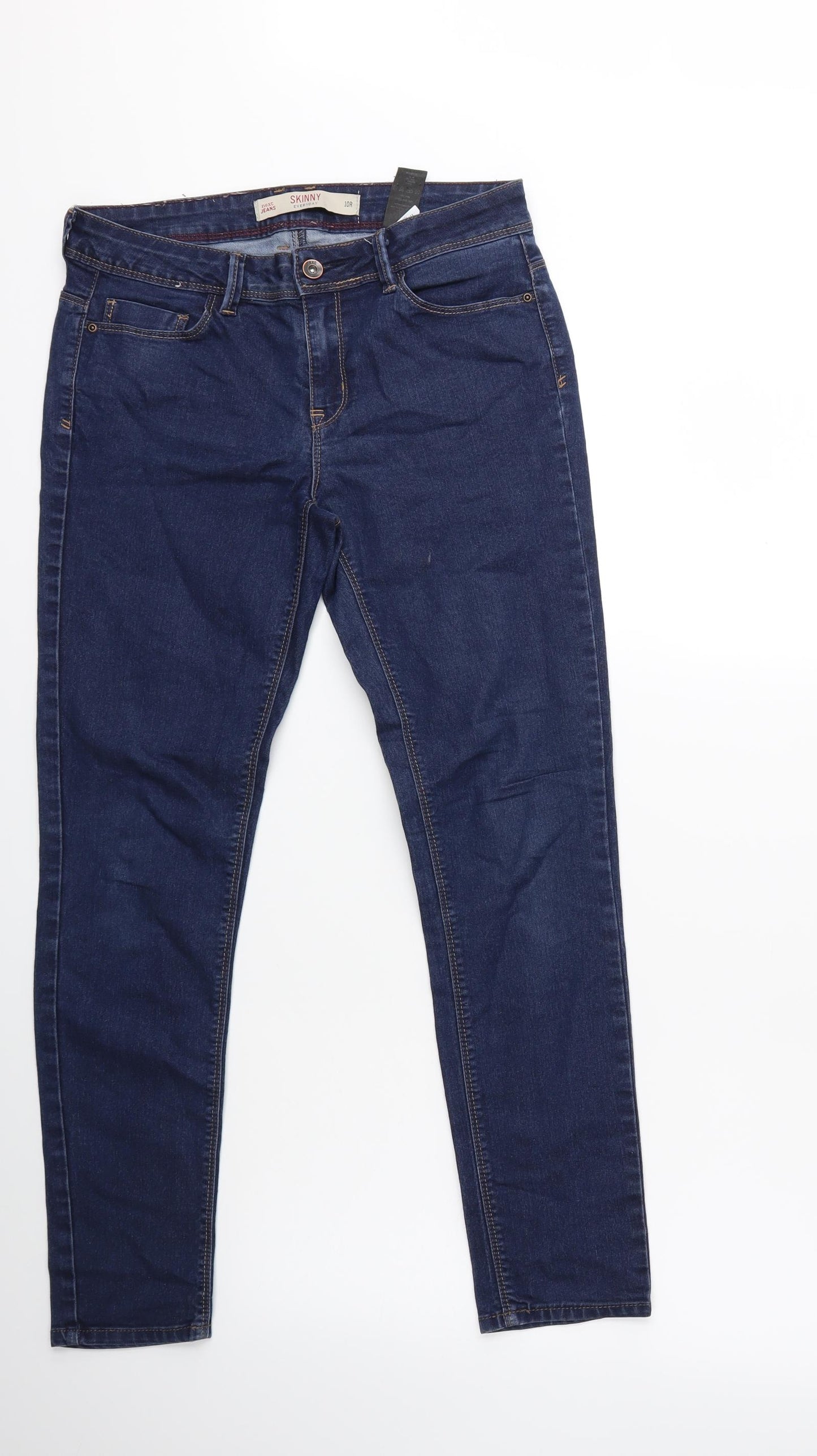 NEXT Womens Blue  Denim Skinny Jeans Size 10 L27 in