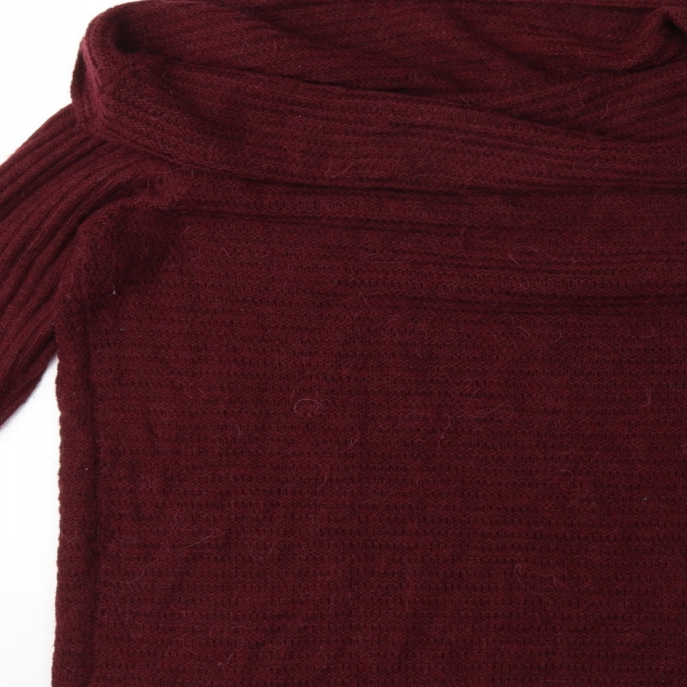 Dorothy Perkins Womens Red  Knit Pullover Jumper Size 14