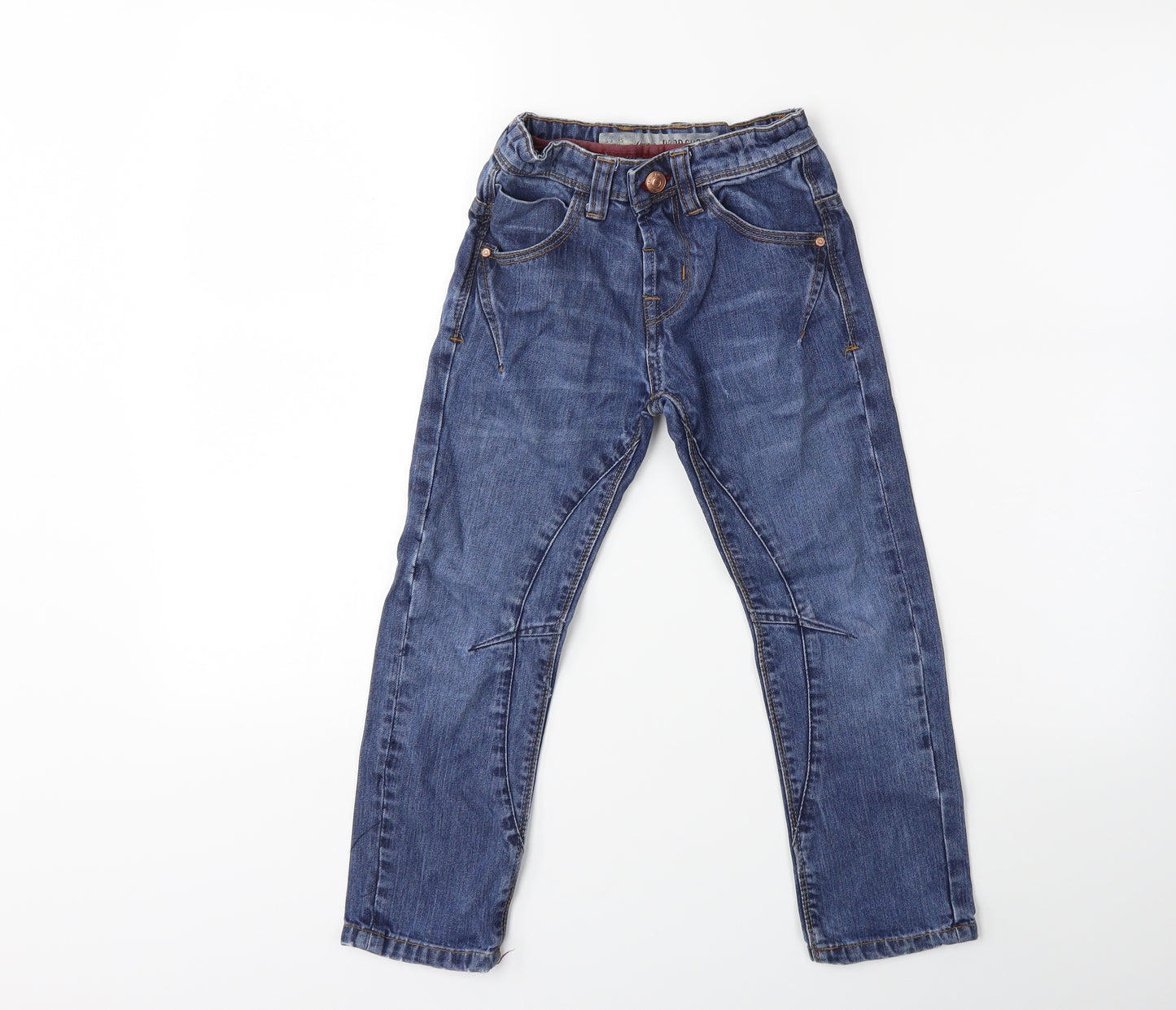 Denim & Co. Boys Blue  Denim Straight Jeans Size 5-6 Years