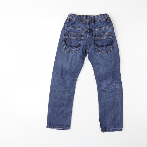 Denim & Co. Boys Blue  Denim Straight Jeans Size 5-6 Years