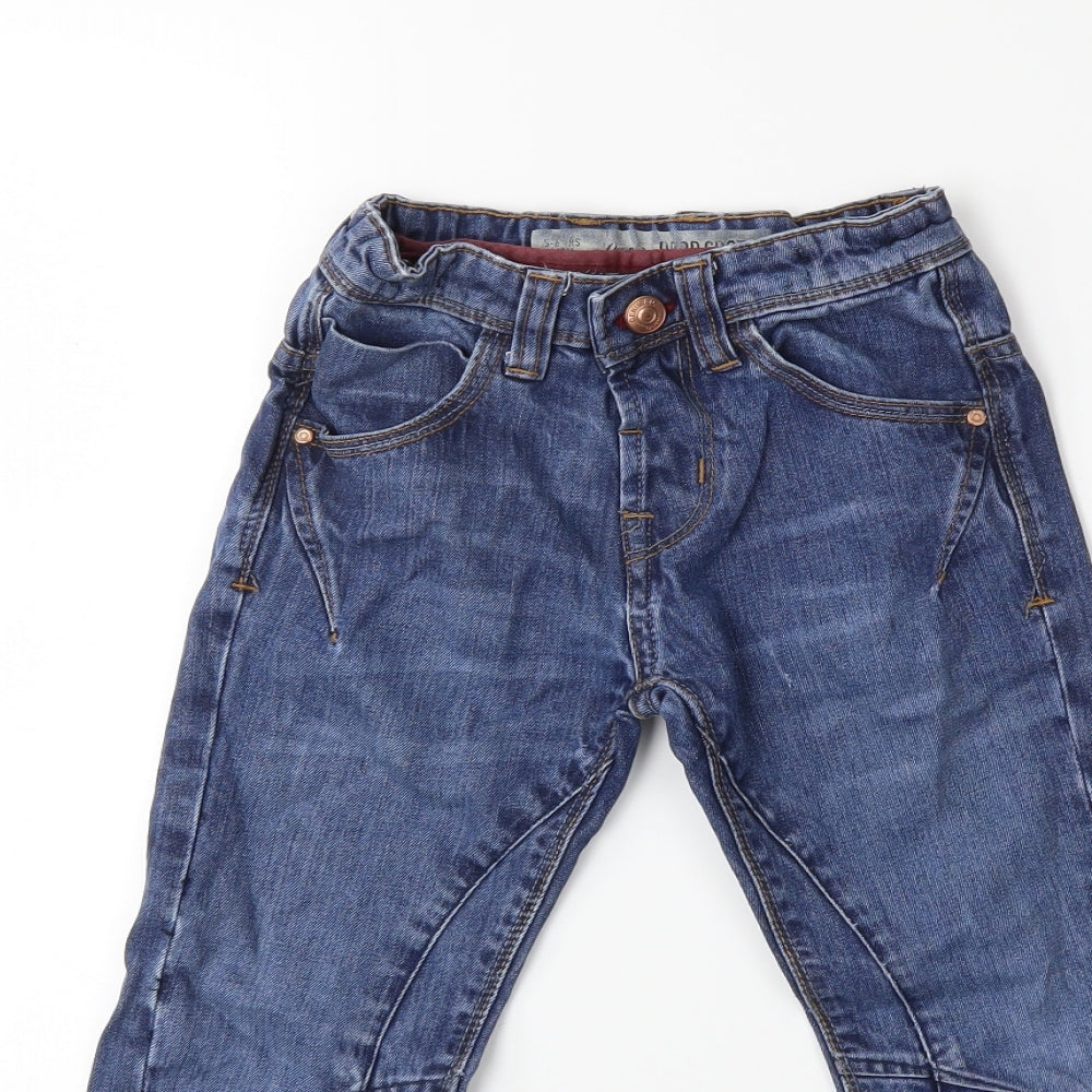 Denim & Co. Boys Blue  Denim Straight Jeans Size 5-6 Years