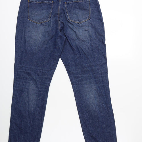 Preworn Womens Blue  Denim Straight Jeans Size 30 in L32 in
