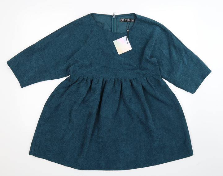 Missguided Womens Blue Fit & Flare Size 6