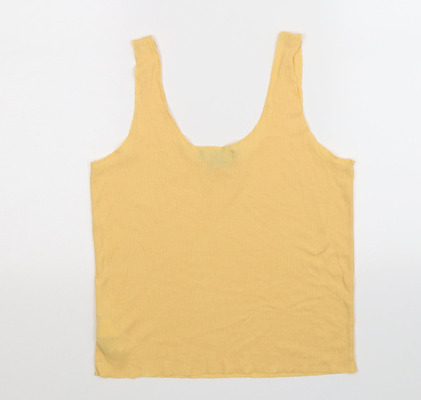 Primark Womens Yellow   Basic Tank Size 12