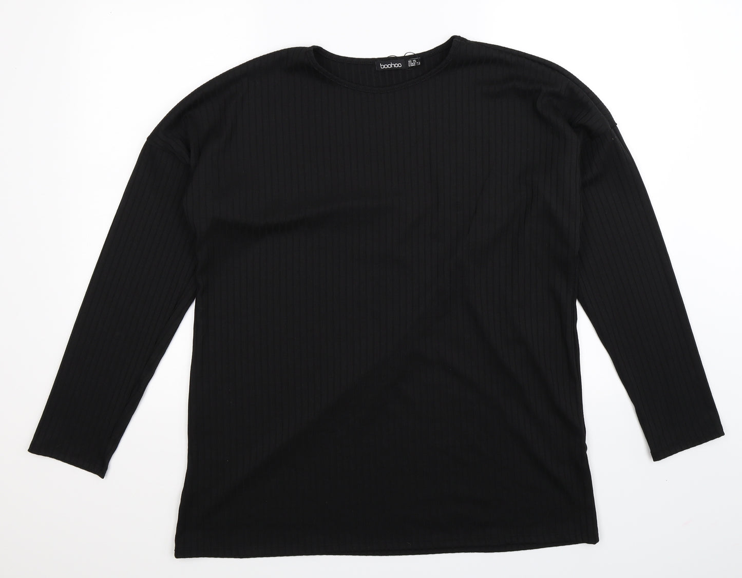 Boohoo Womens Black   Pullover Jumper Size 18