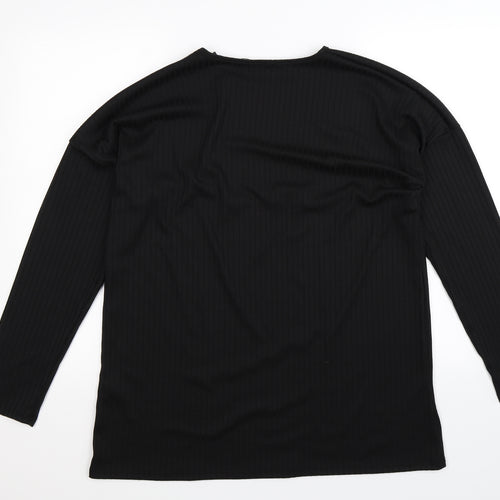 Boohoo Womens Black   Pullover Jumper Size 18