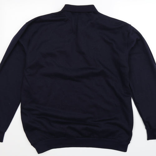 Tom Hagan Mens Blue  Knit Pullover Jumper Size XL