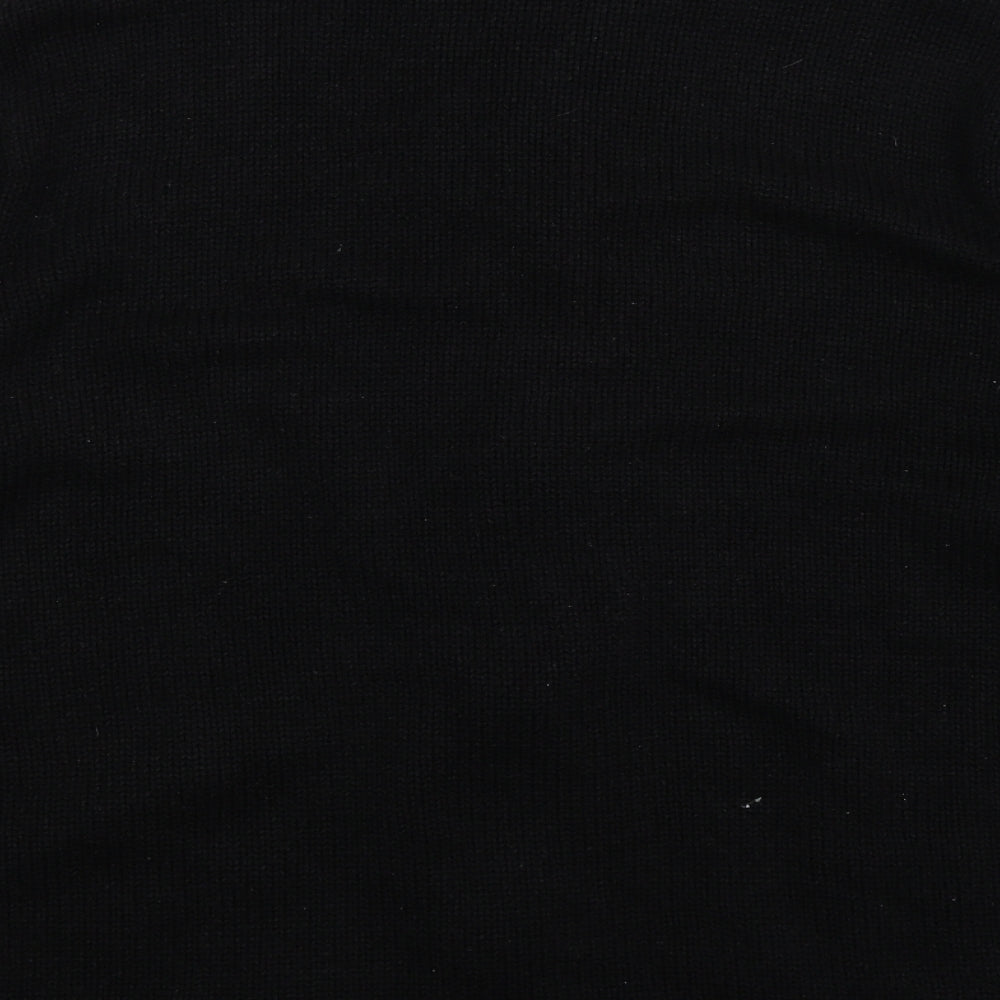 George Mens Black  Knit Cardigan Jumper Size XL