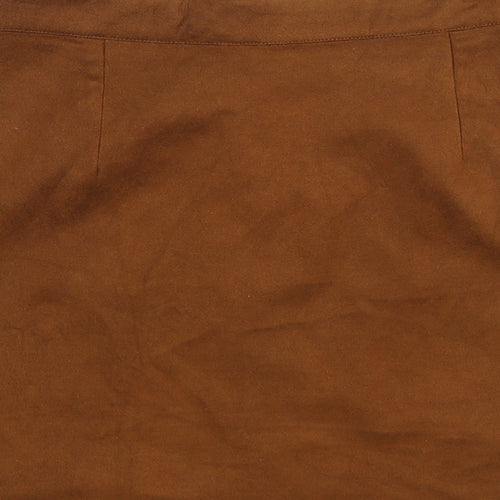 Glamorous Womens Brown   A-Line Skirt Size 10