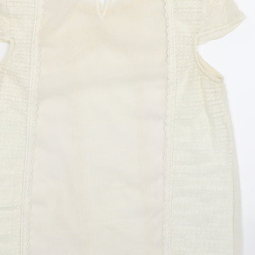 River Island Womens White   Camisole T-Shirt Size 8