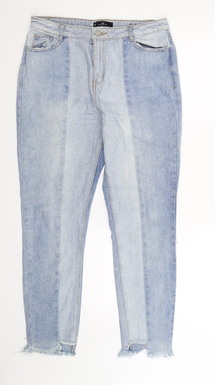 Missguided Womens Blue Denim Mom Jeans Size 10 L28 in