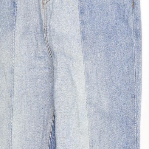 Missguided Womens Blue  Denim Mom Jeans Size 10 L28 in