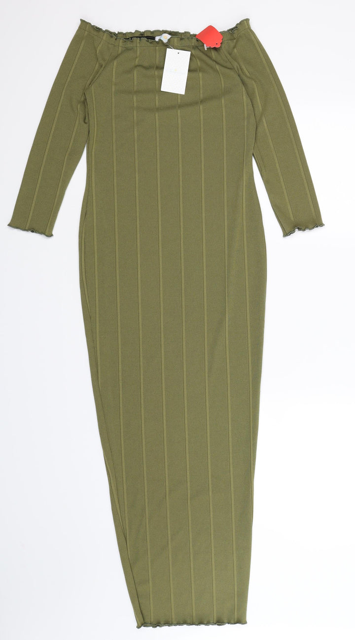 Albits London Womens Green Bodycon Size 8