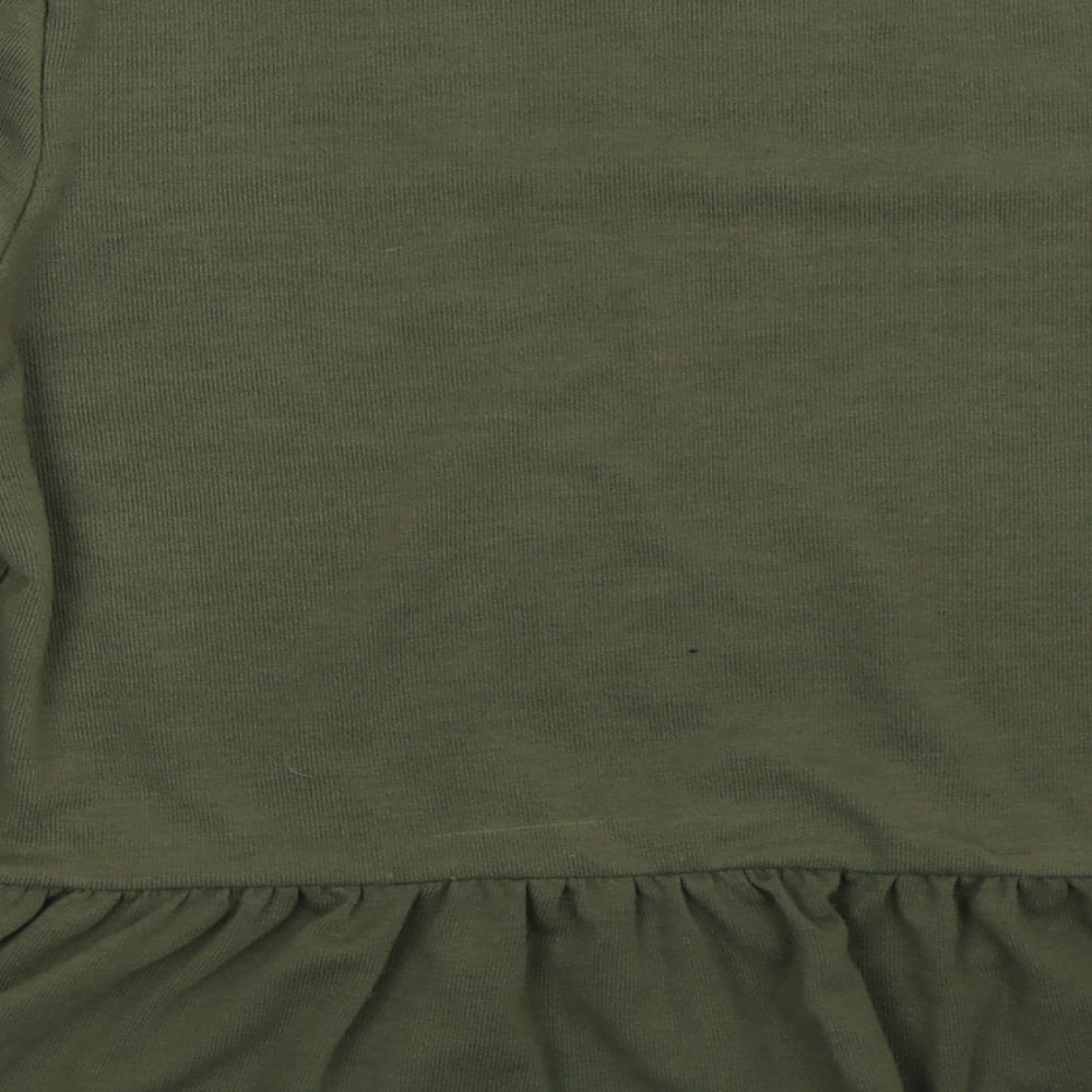 Boohoo Womens Green   Pullover Jumper Size 8