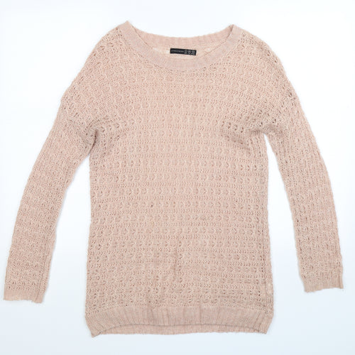 Atmosphere Womens Pink  Knit Pullover Jumper Size 8