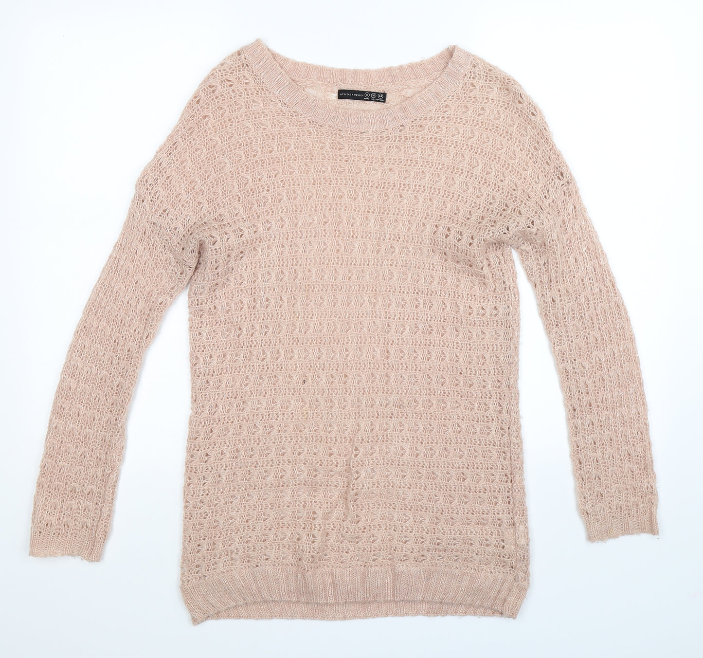 Atmosphere Womens Pink  Knit Pullover Jumper Size 8