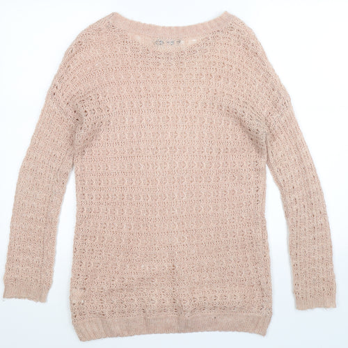 Atmosphere Womens Pink  Knit Pullover Jumper Size 8