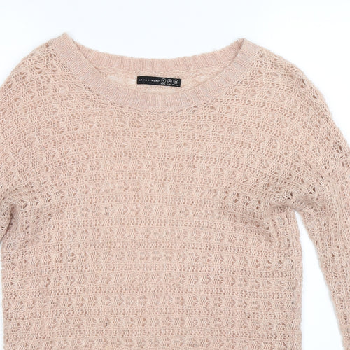 Atmosphere Womens Pink  Knit Pullover Jumper Size 8