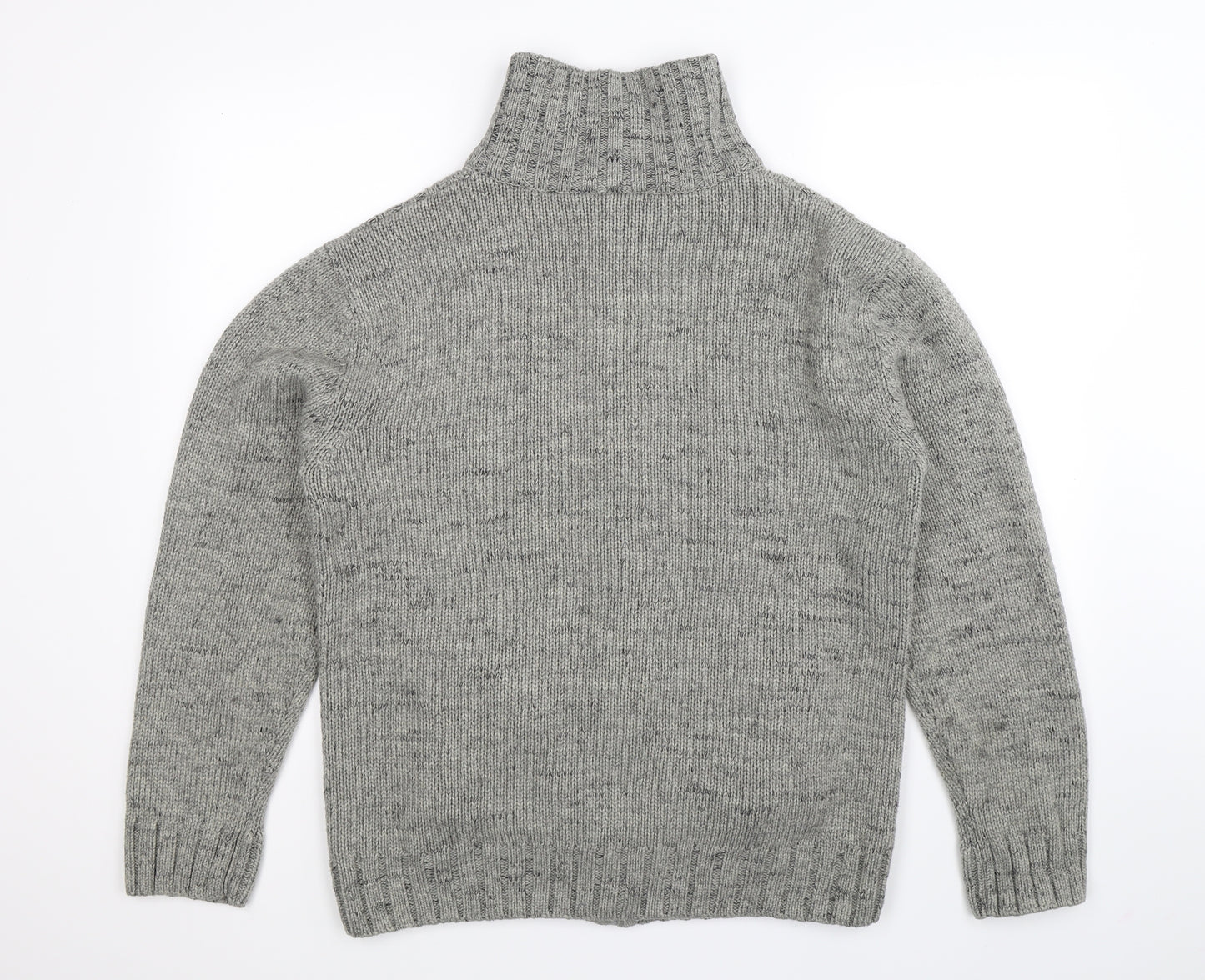 Tom Hagan Mens Grey  Knit Cardigan Jumper Size XL