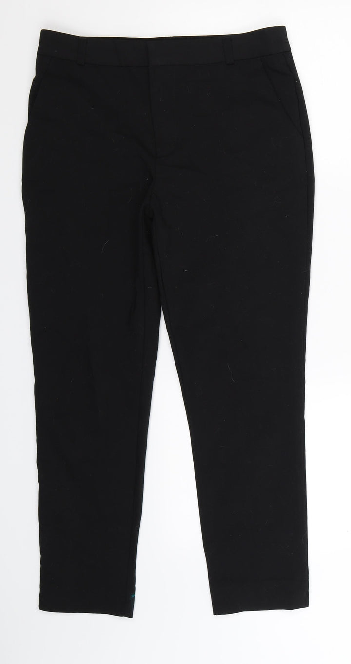 New Look Womens Black Dress Pants Trousers Size 10 L25 in