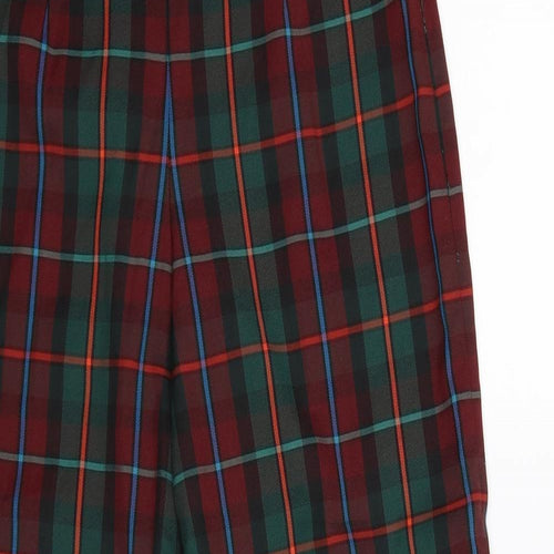Zara Womens Multicoloured Check  Trousers  Size M L30 in