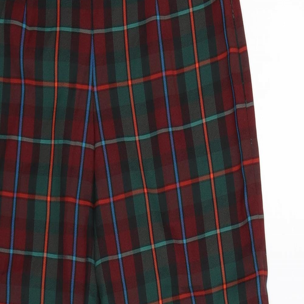 Zara Womens Multicoloured Check  Trousers  Size M L30 in