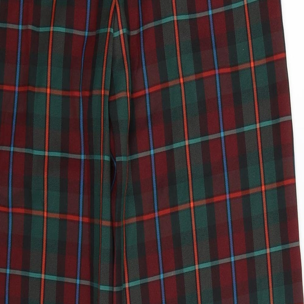 Zara Womens Multicoloured Check  Trousers  Size M L30 in