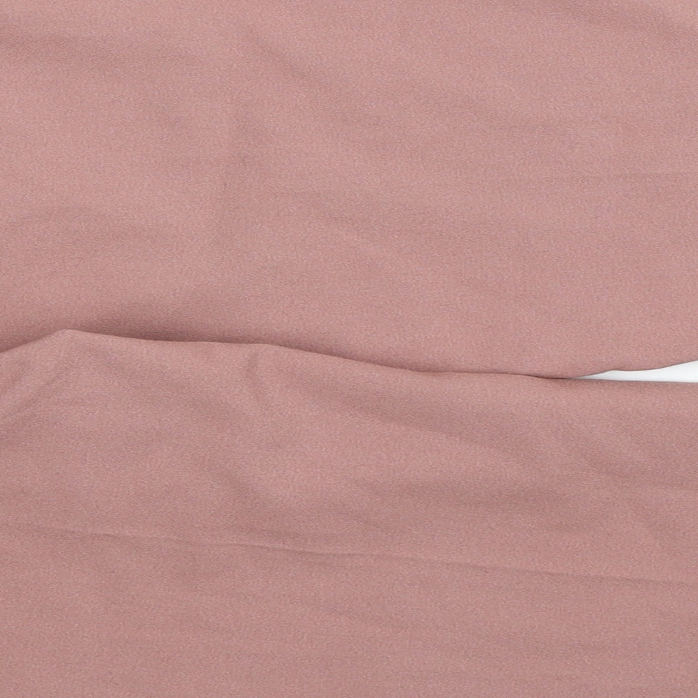 Topshop Womens Pink   Trousers  Size 10 L25 in