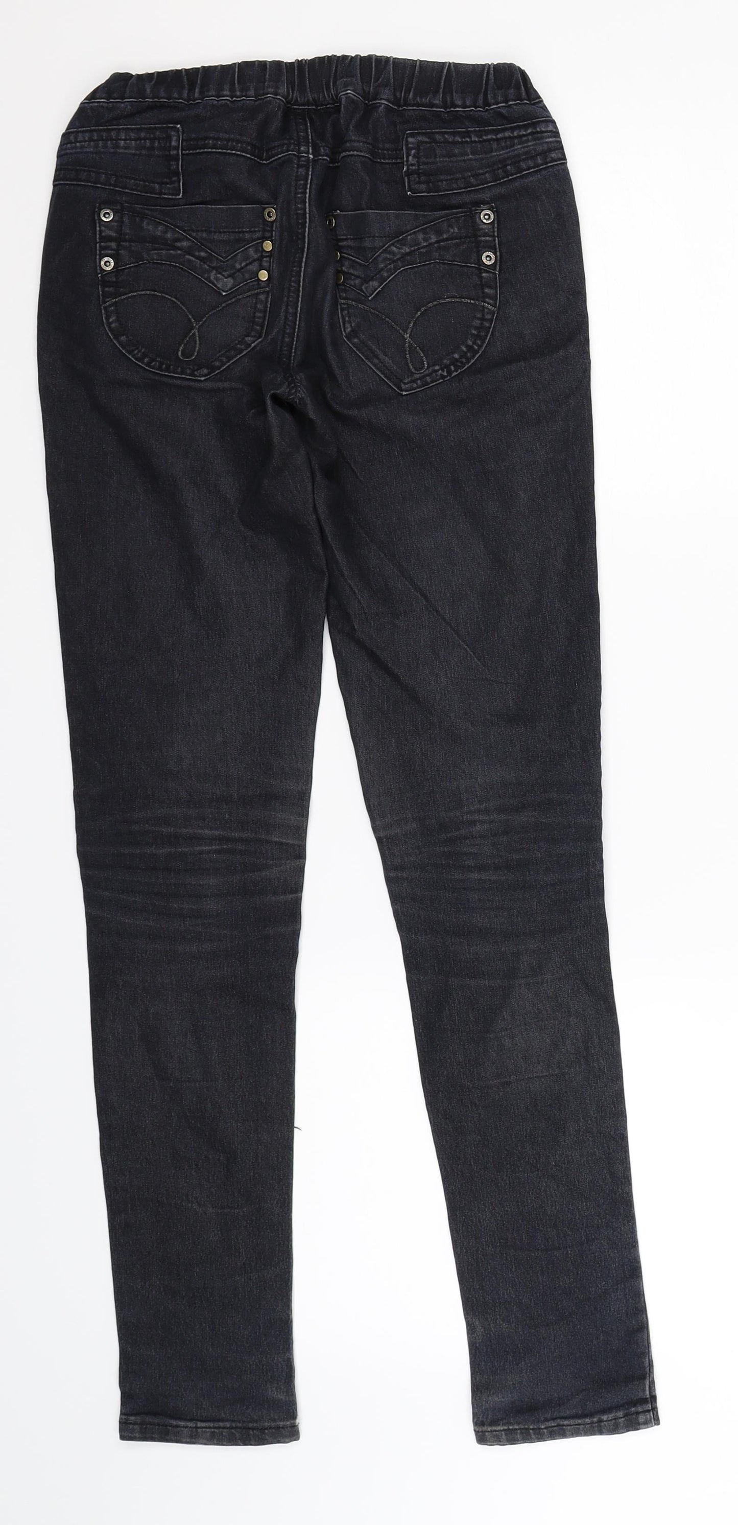 PARISIAN SIGNATURE Womens Blue  Denim Jegging Jeans Size 6 L29 in