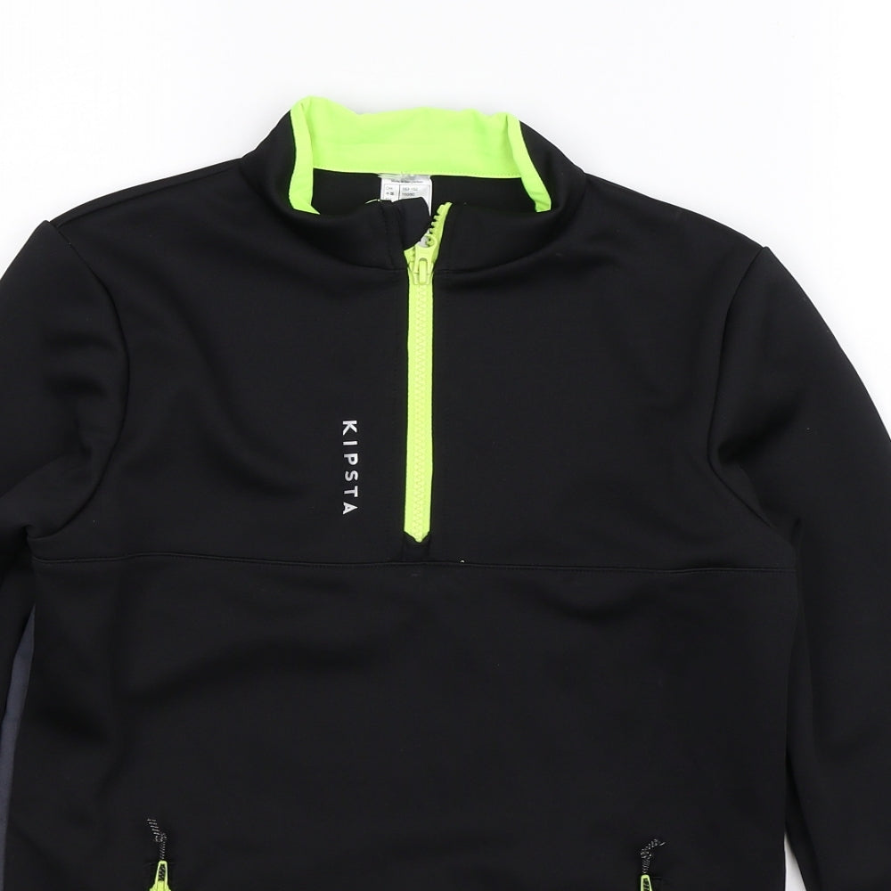 DECATHLON Boys Black   Jacket  Size 12 Years