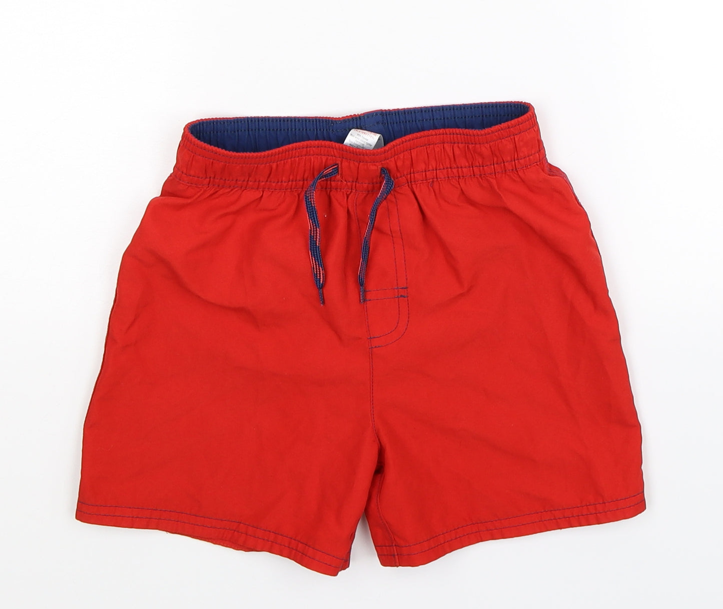George Boys Red   Bermuda Shorts Size 5-6 Years