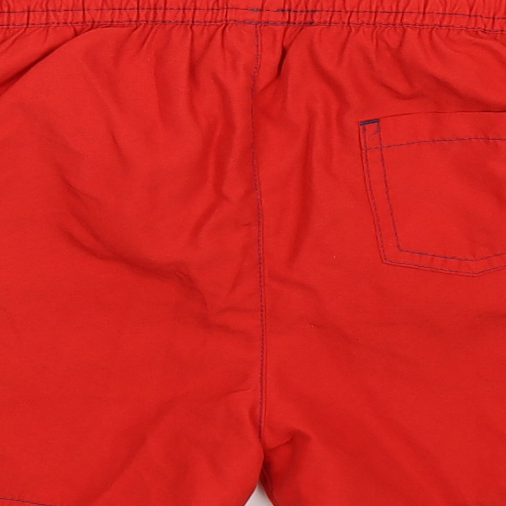 George Boys Red   Bermuda Shorts Size 5-6 Years
