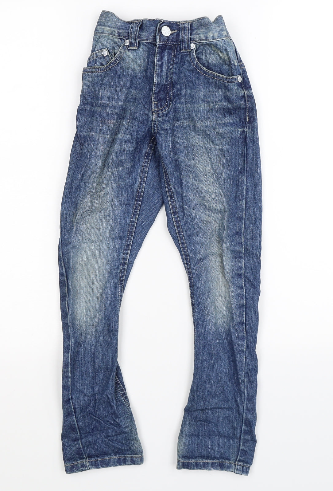 George Boys Blue  Denim Straight Jeans Size 5-6 Years