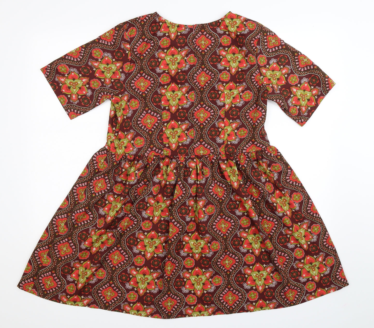 Boohoo Womens Multicoloured   Fit & Flare  Size 12