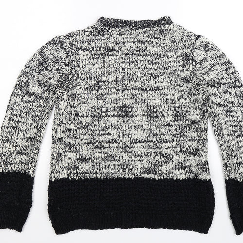 New Look Womens Grey  Knit Pullover Jumper Size M