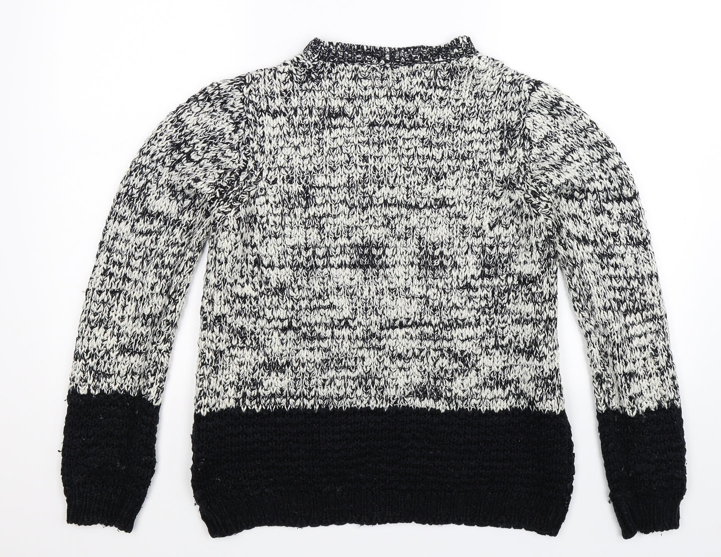 New Look Womens Grey  Knit Pullover Jumper Size M