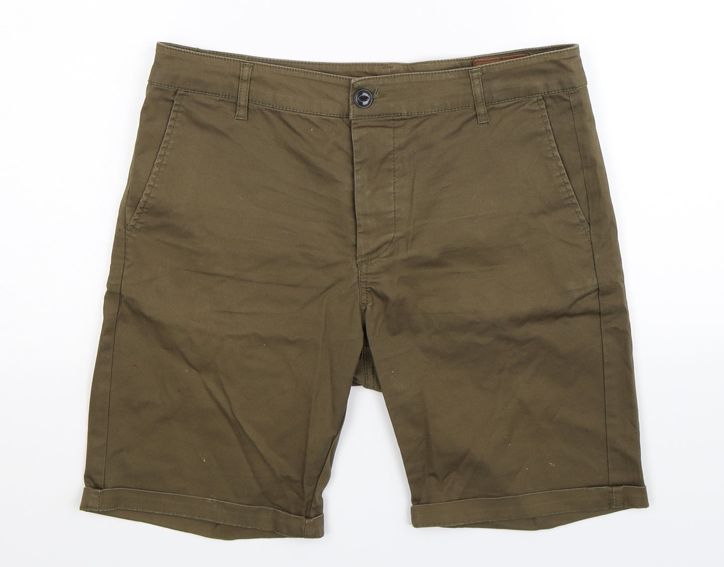 ASOS Mens Green   Chino Shorts Size 30