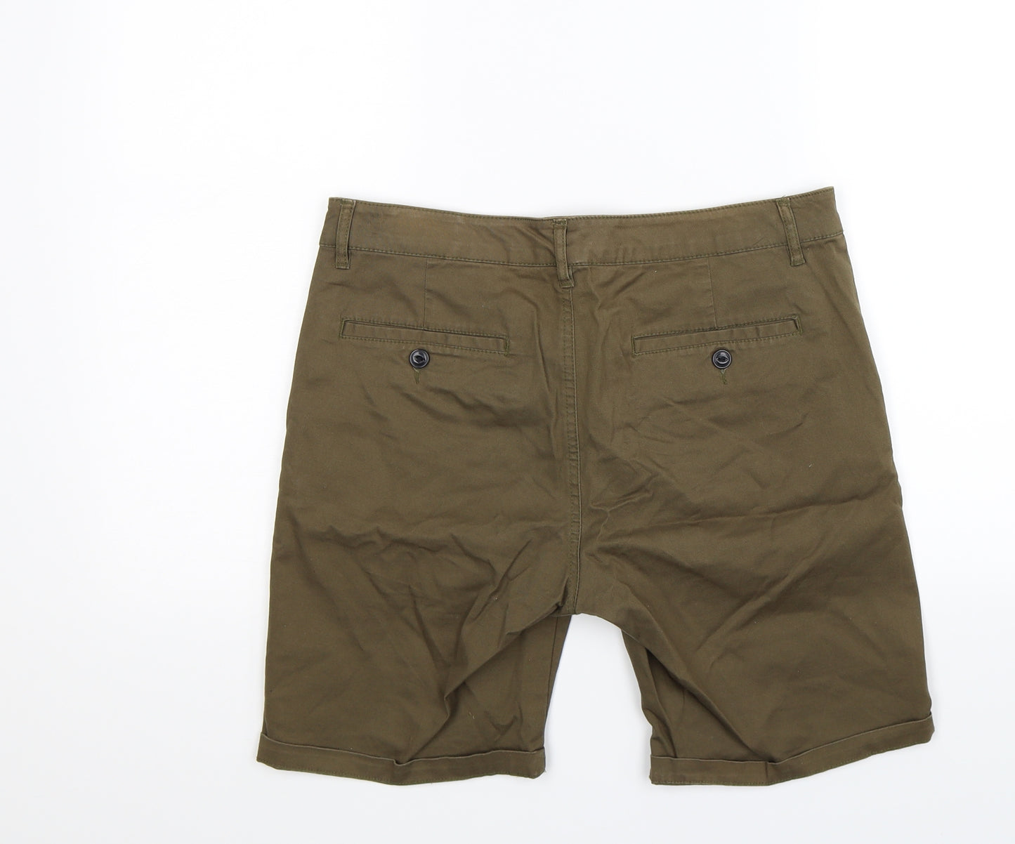 ASOS Mens Green   Chino Shorts Size 30