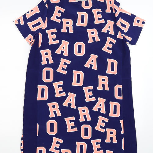 Red or Dead Womens Blue   T-Shirt Dress  Size 10
