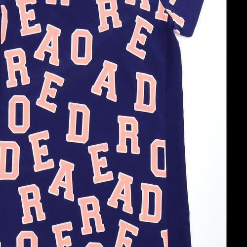 Red or Dead Womens Blue   T-Shirt Dress  Size 10