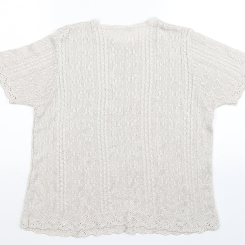 Berkertex Womens Grey  Knit Pullover Jumper Size 16