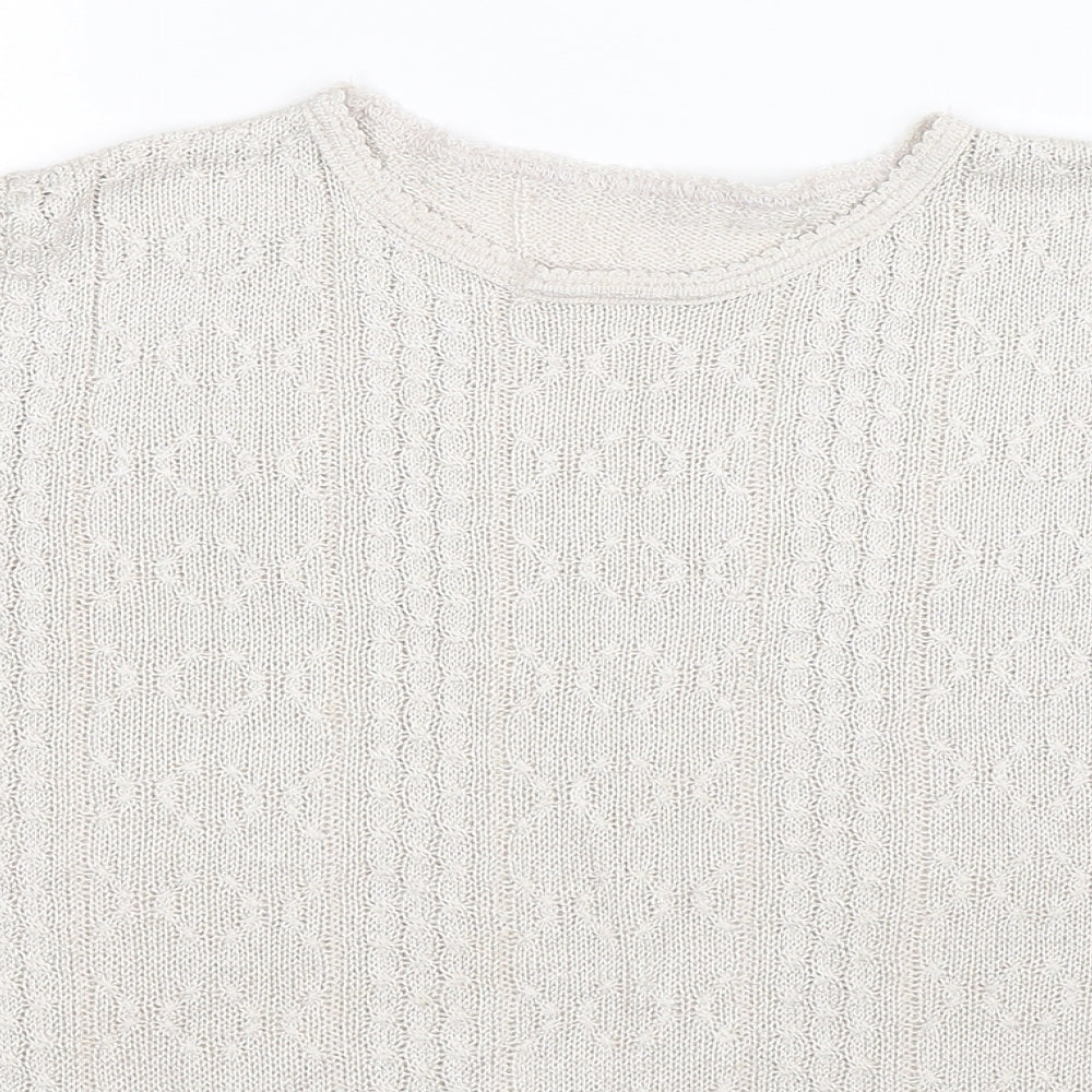 Berkertex Womens Grey  Knit Pullover Jumper Size 16