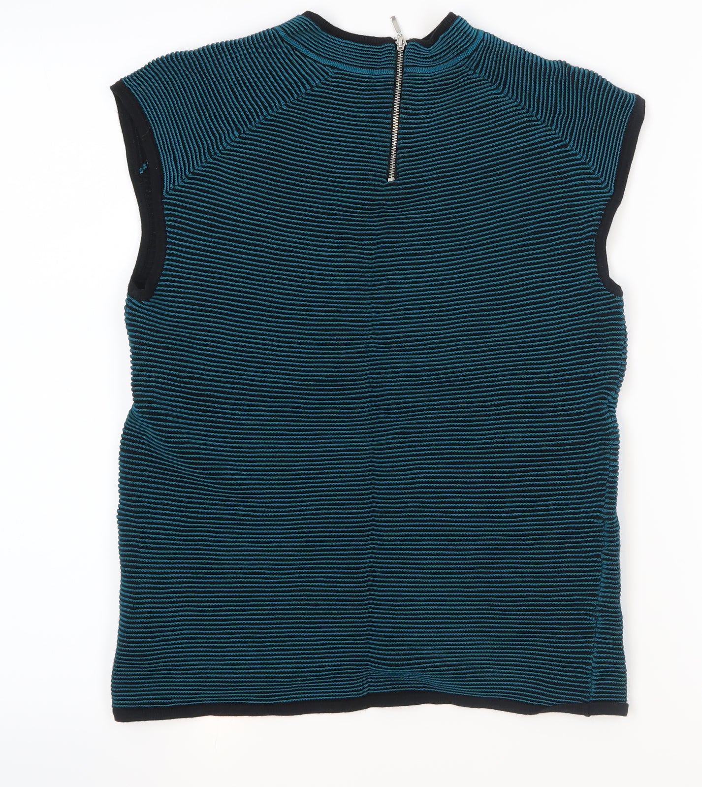 NEXT Womens Green Striped  Pullover Jumper Size 14