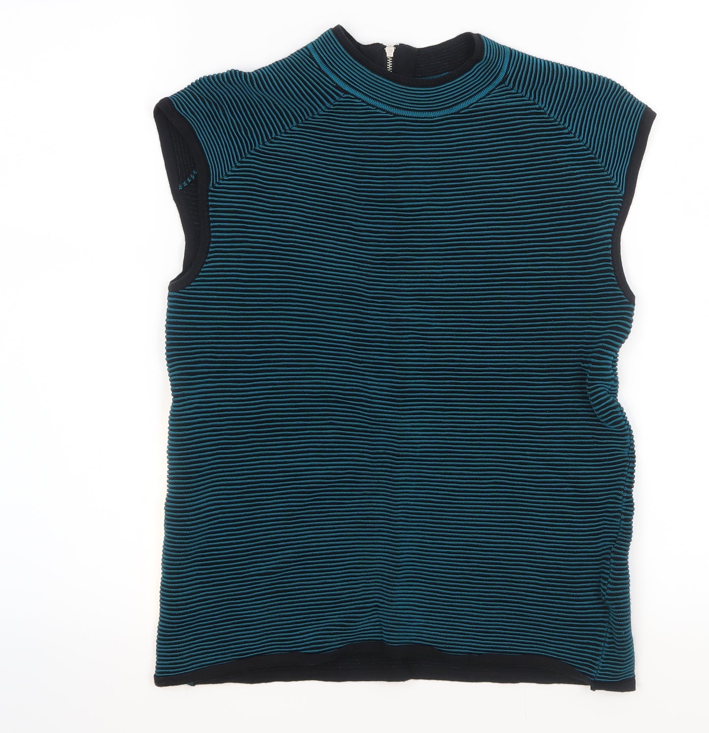 NEXT Womens Green Striped  Pullover Jumper Size 14