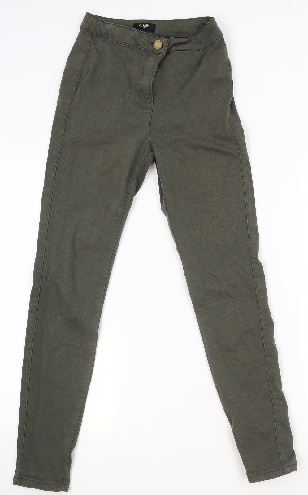 Matalan Womens Green   Skinny Jeans Size 10 L23 in