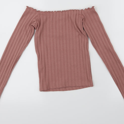Primark Womens Pink   Basic Blouse Size 2XS