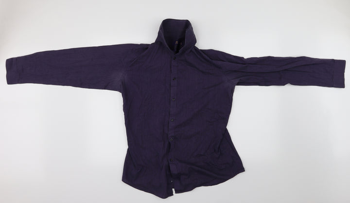 NEXT Mens Blue    Button-Up Size 16