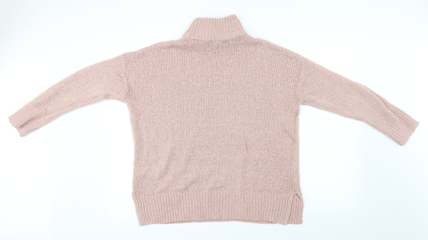 New Look Womens Pink   Pullover Jumper Size M