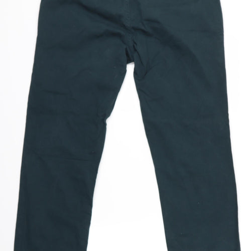 F&F Mens Green   Straight Jeans Size 34 L32 in