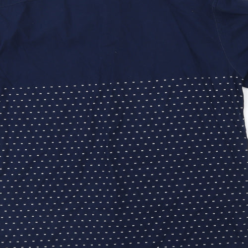 Logg Mens Blue    Button-Up Size M